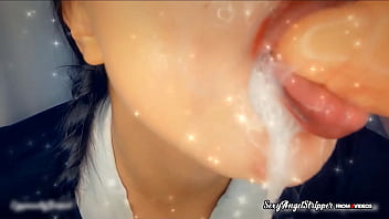 Wednesday Addams Cosplay: Ahegao Face And Sloppy Deepthroat Blowjob
