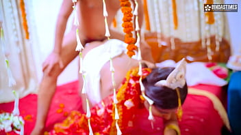Desi New Bride’s Big Tits Ravaged By Ex-lover While Cuckold Husband Watches (hindi Audio)