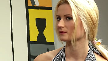 Bashful Blonde Bimbo Begs For It
