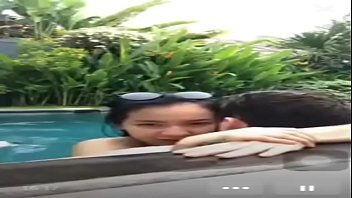 Slippery Wet Pool Fuck Goes Live In Indonesia