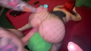 Big Booty Babe Takes A Rough, Gaping Pounding