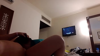 Hotel Room Threesome: My Girlfriend And I Double-team A Lesbian Fantasy