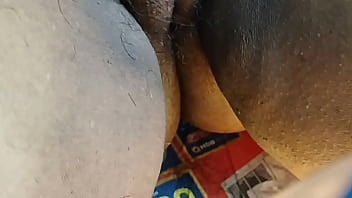 Desi Bhabi Scrubbing Her Hairy Wet Pussy Clean