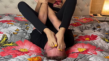 Asian Domme Crushes Man Under Her Boot