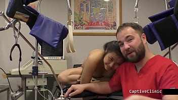 Bratty Asian Raya Nguyen Breaks Into The Wrong House, Gets Dominated By The Doctor, And Ends Up Starring In Her Very First Porno Ever—exclusively At Bondageclinic.
