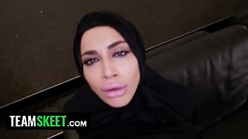 Hijab-wearing Arab Slut Victoria June Betrays Her Cuckold Husband In A Filthy Teamskeet Fuck