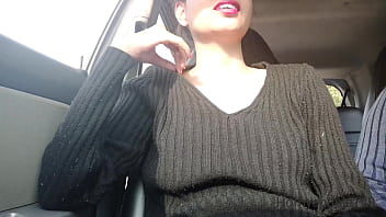 Naughty Indian Babe Gets Fingered While Giving Handjob In Car