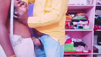 Desi Housewife Gets Wild With Her Tailor, Moaning Filthy Telugu Words