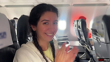Unwrapped Cock On The Plane – She Made Me Blast Off In Under Two Minutes