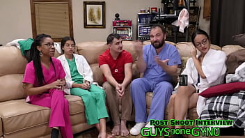 Doctor Canada Turns The Tables And Gives Doctor Channy A Steamy, Hands-on Examination Of Her Own At Guysgonegyno